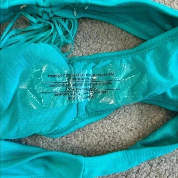 New with tags BP blue teal fringe bikini bottoms in size xl - Picture 4 of 5